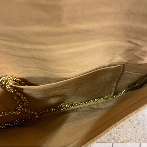 Lulus Golden Beaded Tan Bag - Picture 2 of 7